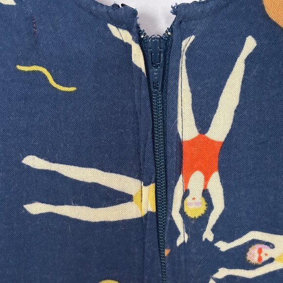 Modcloth Synchronized Swimmers Front Tie Dress in Blue - Picture 8 of 13